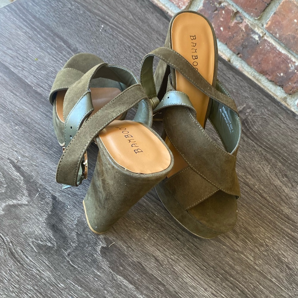 👠 BAMBOO BRAND WOMENS HEEL👠 SZ 9 - Picture 2 of 7